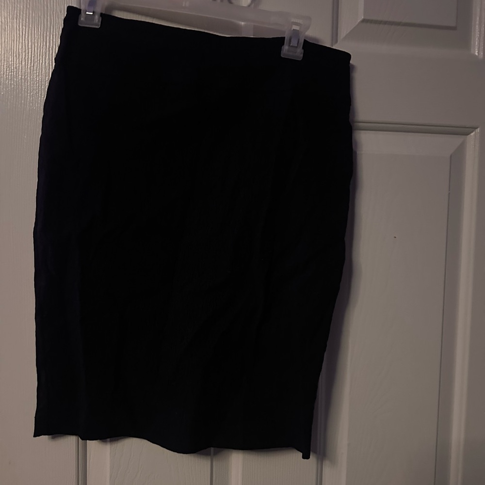 Soho Apparel Classic Black Pencil Skirt